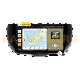 Штатная магнитола Wide Media MT9408QU PRO для Kia Soul III 2019-2024 на Android 10.0