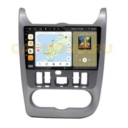 Штатная магнитола Wide Media MT752QU PRO для Renault Logan, Sandero 2009-2013 на Android 10.0