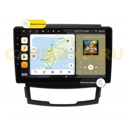 Штатная магнитола Wide Media MT9184QU PRO для SsangYong Actyon 2010-2013 на Android 10.0