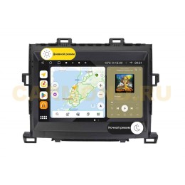 Штатная магнитола Wide Media MT9156QU PRO для Toyota Alphard II 2008-2014 на Android 10.0