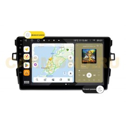 Штатная магнитола Wide Media MT9427QU PRO для Toyota Auris I (E150) 2006-2012 на Android 10.0