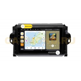 Штатная магнитола Wide Media MT9106QU PRO для Toyota Fortuner II 2015-2025 на Android 10.0