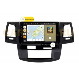 Штатная магнитола Wide Media MT9413QU PRO для Toyota Hilux, Fortuner 2008 - 2015 (авто с климат-контрол.) на Android 10.0