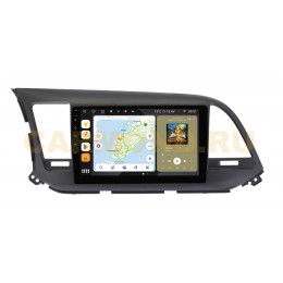 Штатная магнитола Wide Media MT9025QU PRO для Hyundai Elantra VI (AD) 2016-2019 (для авто без камеры) на Android 10.0