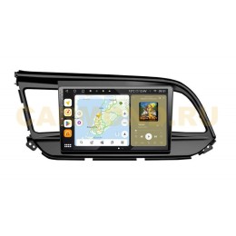 Штатная магнитола Wide Media MT1159QU PRO для Hyundai Elantra 2018+ на Android 10.0