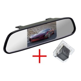 Зеркало + камера cam-050 для Mitsubishi Outlander XL (06+), Lancer X Sportback, Citroen C-Crosser, Peugeot 4007