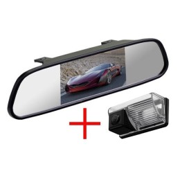 Зеркало + камера cam-009 для Toyota Corolla E120 2000-2007, Avensis 2001-2006, BYD F3, Lifan Solano (620)