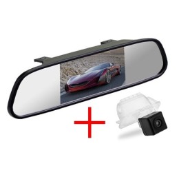 Зеркало + камера cam-014 для Ford Focus 2 хэтчбек (05-11) / Mondeo (07-14) / Kuga (08-12) / Fiesta (08-11) / S-Max (06-10)
