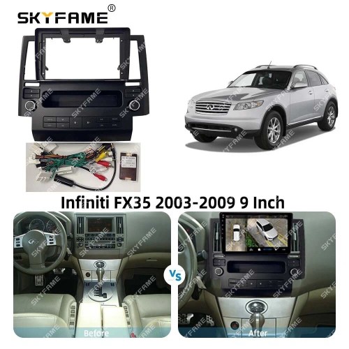 Штатная магнитола CarMedia SF-9279-1-D (с кнопками) для Infiniti FX35/FX45 2003-2006 на Android 10.0