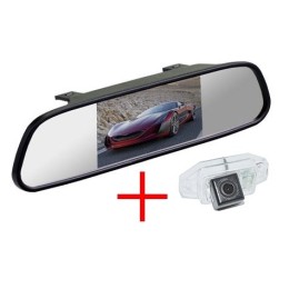 Зеркало + камера cam-007 для Toyota Prado 120 (02-07) с запаской на двери