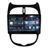 Штатная магнитола Redpower 71409 Slim для Peugeot 206 1998 - 2012 на Android 10.0