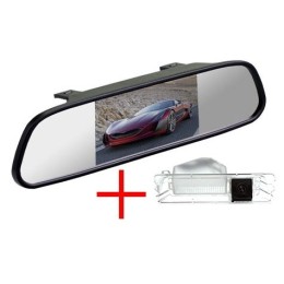 Зеркало + камера cam-111 для Renault Logan (08+), Sandero (09+) / Nissan Micra, March