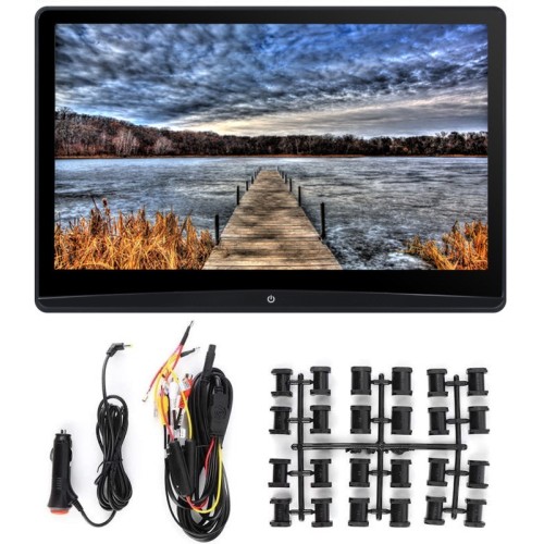 НАВЕСНОЙ МОНИТОР 12.5" ERGO ER1250BL (ANDROID 11, HDMI IN/OUT), ЧЁРНЫЙ
