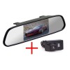 Зеркало + камера cam-108 для Peugeot 307 седан, 206, 207, 407 седан