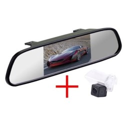 Зеркало + камера cam-008 для Toyota Camry 11+, Corolla 12+, Auris 12+, Avensis 08+, Verso 07-09 / Citroen Berlingo C4 DS4 / Peugeot 206, 207, 307, 407