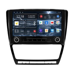 Штатная магнитола Redpower K75005B Hi-Fi для Skoda Octavia II (A5) 2004-2013 с климат-контролем на Android 10.0
