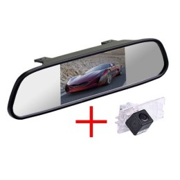 Зеркало + камера для Renault Duster (10+), Fluence (09+) / Nissan Terrano III 2014+