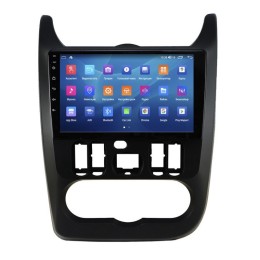 Штатная магнитола Parafar для Renault Logan / Sandero (2009-2014) черный на Android 11.0 (PF175BUHD)