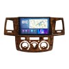 Штатная магнитола Parafar для Toyota Hilux/Fortuner 2005 - 2008 (авто с кондиционером) цвет дерево на Android 11.0 (PF066ACWUHD)