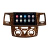 Штатная магнитола Parafar для Toyota Hilux/Fortuner 2005 - 2008 (авто с кондиционером) цвет дерево на Android 10.0 (PF066ACWLite)