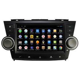 Штатная магнитола Parafar для Toyota Highlander (2007-2013) (c кнопкой аварийки) на Android 12.0 (PF036XHD)