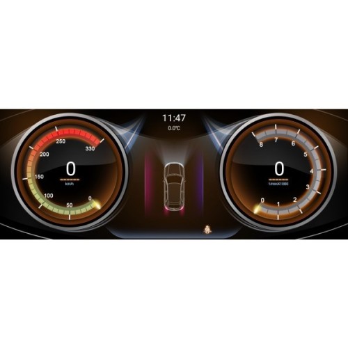 Штатная магнитола Parafar для Audi Q5 (2009-2016) экран 10.25" для ГУ Concert/Symphony (без штатной навигации) на Android 10.0 (PF7939iA10)