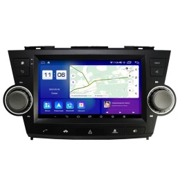 Штатная магнитола Parafar для Toyota Highlander (2007-2013) (c кнопкой аварийки) (экран 2K) на Android 11.0 (PF036U2K)