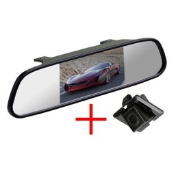Зеркало + камера cam-001 для Toyota Land Cruiser Prado 150 (запаска под полом) / Lexus RX270