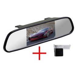 Зеркало + камера cam-074 для Peugeot 207CC, 308, 407, 3008, 307CC, 408