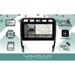 Штатная магнитола VAYCAR 0443-09VO8_2HD 8/128 ГБ для Porsche Cayenne 2002-2010 на Android 10.0