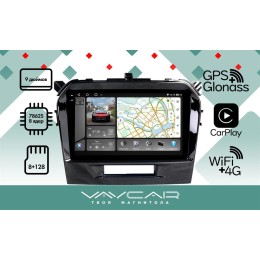 Штатная магнитола VAYCAR 0571-09VO8_2HD 8/128 ГБ для Suzuki Vitara 2015+ на Android 10.0