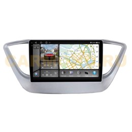 Штатная магнитола VAYCAR 0766-09VO8_2HD 8/128 ГБ для Hyundai Solaris II 2017-2020 на Android 10.0