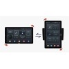 Штатная магнитола CarMedia SF-9703-1-RL TESLA (вертикально-поворотный экран) для Land Rover Discovery 3 2004-2009 на Android 10.0