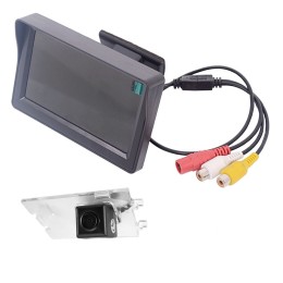Монитор 4.3 дюйма + камера заднего вида cam-091 для Jeep Compass, Grand Cherokee, Liberty, Patriot