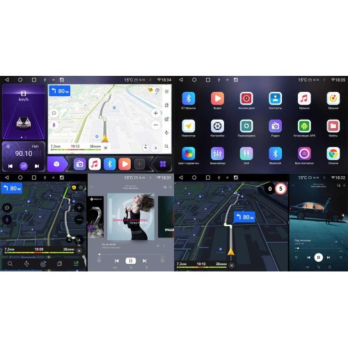 Штатная магнитола VAYCAR 1262-09VP4 4/64 ГБ для Mercedes Benz C-class (W203) 2004-2008 на Android 10.0