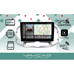 Штатная магнитола VAYCAR 0109-10VO8_2HD 8/128 ГБ для Chevrolet Captiva 2012+ на Android 10.0