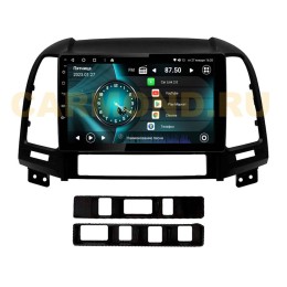 Штатная магнитола VAYCAR 0008-09V2 2/32 ГБ для Hyundai Santa Fe 2006-2012 на Android 10.0