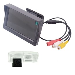 Монитор 4.3 дюйма + камера заднего вида cam-005 для Toyota RAV4 2013+, Venza, Prius / Lexus CT 200H