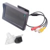Монитор 4.3 дюйма + камера заднего вида cam-029 для Hyundai Elantra 2011+, Solaris II 2017+, Kia Cerato 13+, Ceed SW 12+ универсал