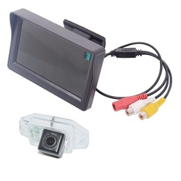 Монитор 4.3 дюйма + камера заднего вида cam-007 для Toyota Prado 120 (02-07) с запаской на двери