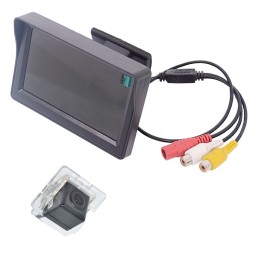 Монитор 4.3 дюйма + камера заднего вида cam-050 для Mitsubishi Outlander XL (06+), Lancer X Sportback, Citroen C-Crosser, Peugeot 4007