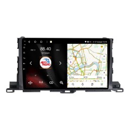 Штатная магнитола VAYCAR 0467-10VO8 8/128 ГБ для Toyota Highlander (U50) 2014-2019 на Android 10.0