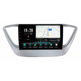 Штатная магнитола VAYCAR 0766-09V3 3/32 ГБ для Hyundai Solaris II 2017-2020 на Android 10.0