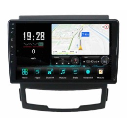 Штатная магнитола VAYCAR 3355-09V3 3/32 ГБ для SsangYong Actyon 2011-2013 на Android 10.0