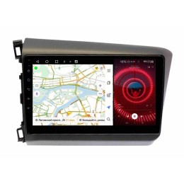 Штатная магнитола VAYCAR 0132-10VP4 4/64 ГБ для Honda Civic 2011-2015 на Android 10.0