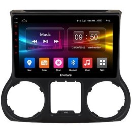 Штатная магнитола CarMedia OL-1258-1-N-2K (экран 2K) для Jeep Wrangler 2010-2015 на Android 12.0