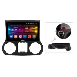 Штатная магнитола CarMedia OL-1258-1-N-2K (экран 2K) для Jeep Wrangler 2010-2015 на Android 12.0