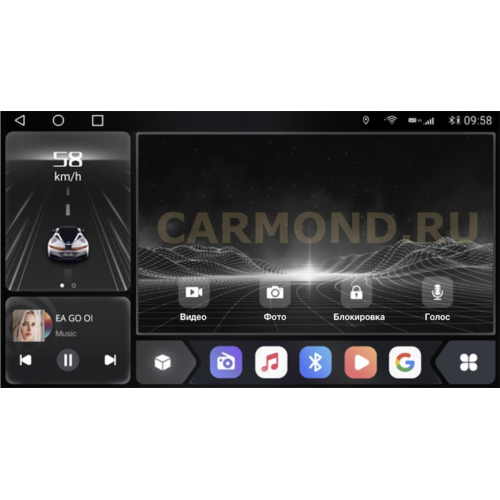 Штатная магнитола CarMedia OL-9010-Q-2K для Volkswagen Golf 6 2009-2012 на Android 12.0