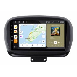 Штатная магнитола Wide Media MT1230QU PRO для Fiat 500x 2014-2019 на Android 10.0