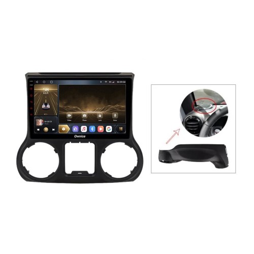 Штатная магнитола CarMedia OL-1258-2-I для JEEP Wrangler 2007-2017 на Android 10.0